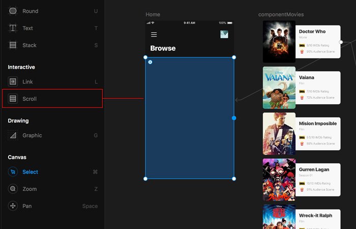 Cómo hacer scroll con Framer X - uiFromMars